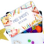 Boîte à biscuits en métal personnalisée Cadeaux pour les enseignants