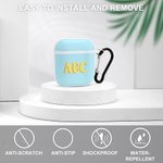 Personalized Large Monogram Initials Air Pods Case for Apple and Samsung