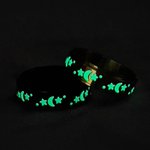 Bague en Acier Inoxydable Personnalisée avec Nom Motif de Lune et Étoile Lumineuse Cadeaux Anniversaire Anti-Stress pour Hommes Femmes