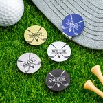 Personalised Golf Ball Marker Magnetic Hat Clip with Name Premium Golfer Accessories Gift for Golf Enthusiast