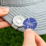Personalised Golf Ball Marker Magnetic Hat Clip with Name Premium Golfer Accessories Gift for Golf Enthusiast