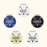 Personalised Golf Ball Marker Magnetic Hat Clip with Name Premium Golfer Accessories Gift for Golf Enthusiast