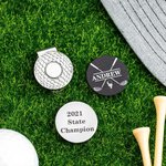 Personalised Golf Ball Marker Magnetic Hat Clip with Name Premium Golfer Accessories Gift for Golf Enthusiast