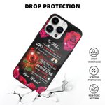 Personalized Rose Pattern with Couple's Name Phone Case