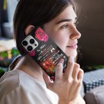 Personalized Rose Pattern with Couple's Name Phone Case