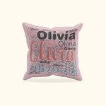 Personalisierte Name Throw Kissen Kissenbezug