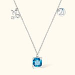 Personalized Zodiac Sign 12 Constellation Birthstone Women Necklace Jewelry Gift