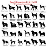 Personalisierte niedlichen hölzernen Hund Silhouette Weihnachtsschmuck mit eingraviertem Namen und Jahr Weihnachtsbaum hängende Dekoration Geschenk für Tierliebhaber