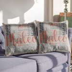 Personalisierte Name Throw Kissen Kissenbezug