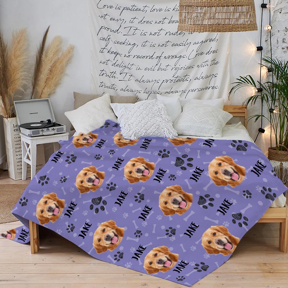 Coperta In Pile Personalizzata Con Foto - 100x150 Cm, Morbida Flanella 320 G/m², Idea Regalo Per Compleanno, Matrimonio, Per Adulti, Bambini E Animali