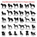 Personalisierte niedlichen hölzernen Hund Silhouette Weihnachtsschmuck mit eingraviertem Namen und Jahr Weihnachtsbaum hängende Dekoration Geschenk für Tierliebhaber