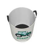 Personalizzato Veicoli da lavoro Camion da costruzione Cesto portaoggetti ad alta capacità con nome per ragazzi ragazze amanti dei camion