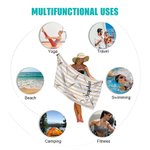 Personalized Vintage Birth Flower Beach Towel