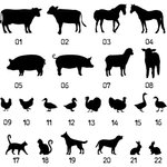 Cappello da contadino personalizzato con patch in pelle incisa di animale da fattoria