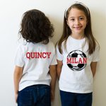 Sudadera con capucha personalizada inspirada en el fútbol para niños y adultos con nombre Regalo de cumpleaños del día del partido para los amantes del fútbol