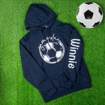 Sudadera con capucha personalizada inspirada en el fútbol para niños y adultos con nombre Regalo de cumpleaños del día del partido para los amantes del fútbol