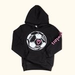 Sudadera con capucha personalizada inspirada en el fútbol para niños y adultos con nombre Regalo de cumpleaños del día del partido para los amantes del fútbol