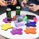 Personalised Switch Coasters with Stand Gift for Friend