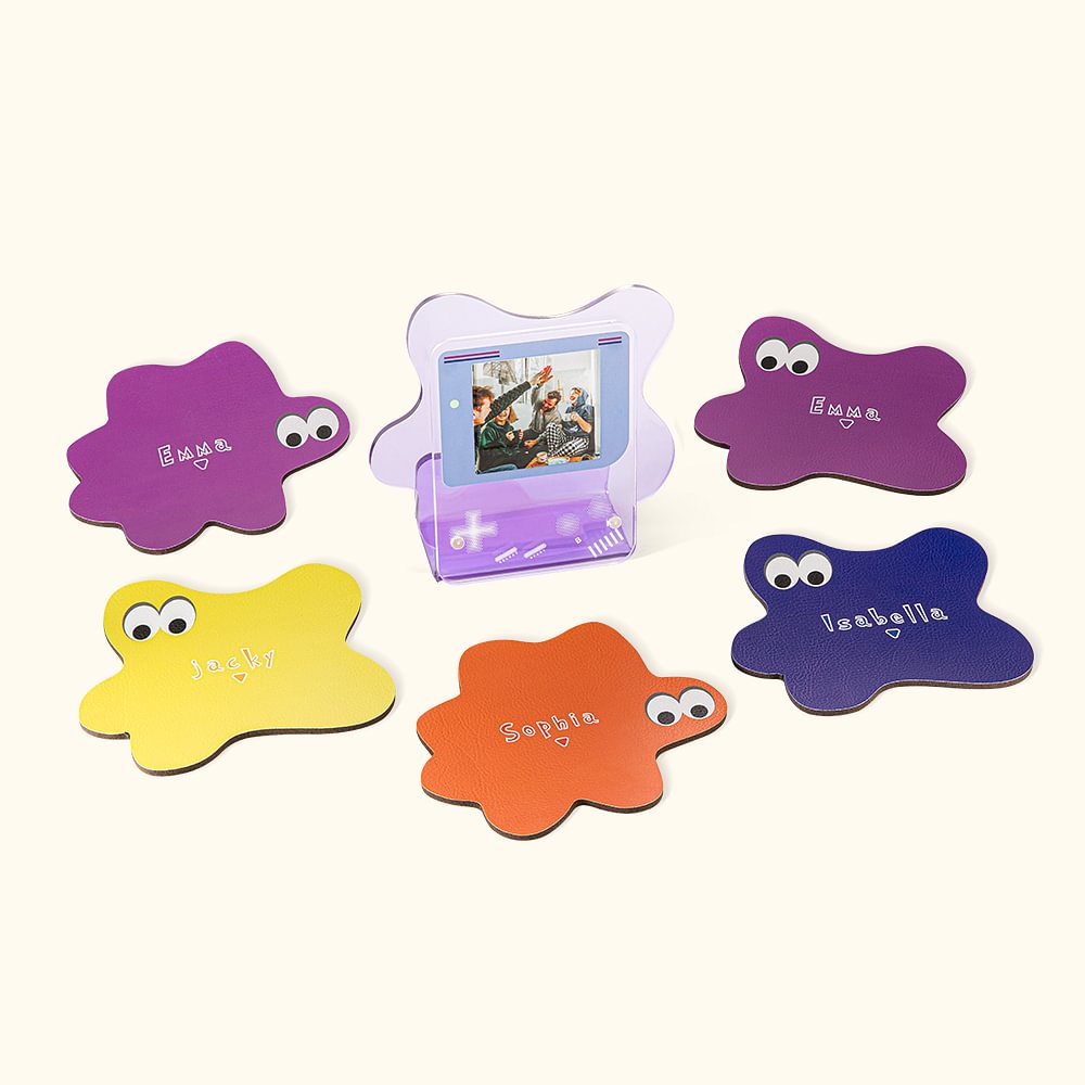 Sottobicchieri personalizzati con supporto Regalo per un amico
