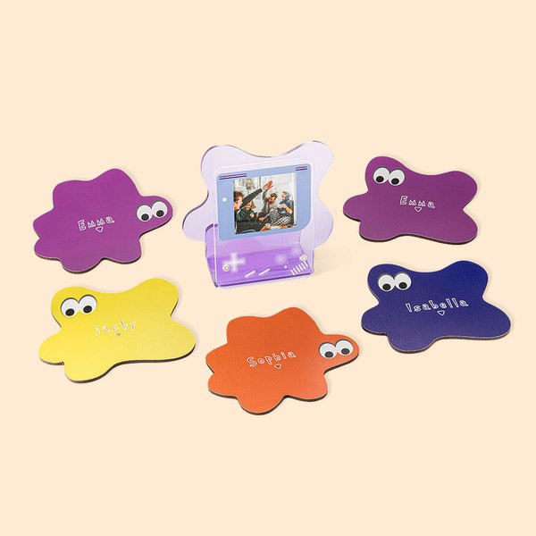 Switch Coasters with Stand Gift for Friend