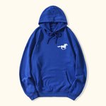 Personalized Horse Print Hoodie Unisex Pullover Sportswear for Adult Kids Equestrian Rider Horse Lover Gift Birthday Gift