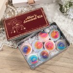 Personalized Birth Flower and Zodiac Sign Metal Gift Box Gift for Her