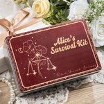 Personalized Birth Flower and Zodiac Sign Metal Gift Box Gift for Her