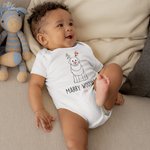 Onesie bébé Protected By Pet Personnalisé Cadeau de Noël