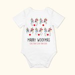 Onesie bébé Protected By Pet Personnalisé Cadeau de Noël