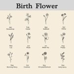 Personalized Birth Flower PU Leather Keychain with Engraved Name Wedding Party Birthday Gift for Her