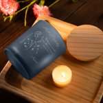 Personalized Birth Flower Zodiac Candle Holder