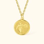 Collana personalizzata con disco a forma di bilancia della Bilancia per avvocati, regalo per studenti di giurisprudenza