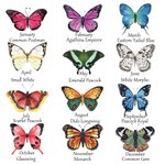 T-Shirt Sweatshirt Personnalisé avec 1-20 Papillons et Noms Cadeau Familial de Fête Anniversaire pour Grand-Mère