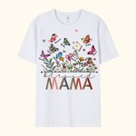 T-Shirt Sweatshirt Personnalisé avec 1-20 Papillons et Noms Cadeau Familial de Fête Anniversaire pour Grand-Mère
