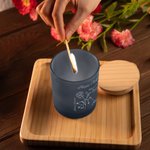 Personalized Birth Flower Zodiac Candle Holder