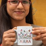 Personalized Birth Butterfly Grandma Garden 11oz Ceramic Mug with Names Mother's Day Birthday Gift for Mom Grandma