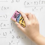 Personalised Felt Wood Hand Painted Whiteboard Rubber Teacher Gift for Classroom Home and Office