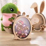 Personalized Bunny Fantasy Unicorn Dino Easter Egg Drop Money Box Chocolate Eggs Holder Easter Gift for Kids