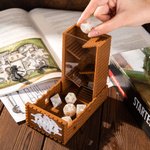 Personalized DND Portable Dice Box Dice Tower Dice Game 3D-Printed
