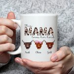 Taza personalizada This Mama Loves Herd Highland Cow