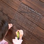 Personalised Reusable Alphabet and Number Tracing Dry Erase Board Educational Learning Gift for Kids