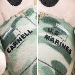 Uniforme de soldat américain personnalisé Camo Plush Military Family Gift