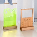 Personalisierte Holz Acryl Schmuck Display Stand Ohrring Schmuck Organizer Geschenk für sie