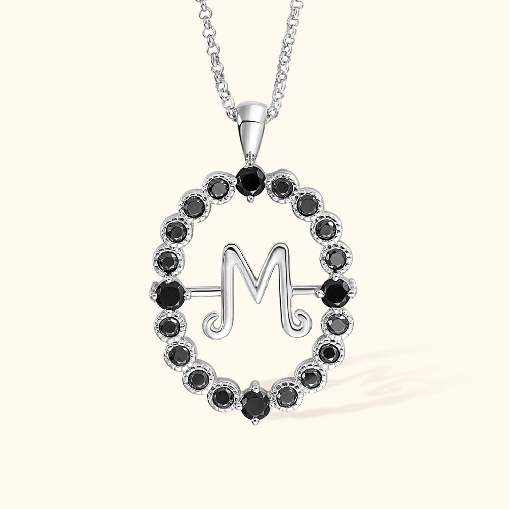 【HURLEY BURLEY】SILVER MINI INITIAL NECKLACE イニシャル♪ Sterling Silver Oversized Initial Necklace | Hurley Burley