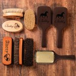 Brosse en Crin pour Cheval Personnalisée Gravée au Laser Cadeau pour Amoureux des Chevaux