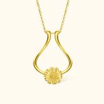 Personalizzato girasole anello titolare collana per madre moglie infermiera medico regalo