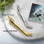 Personalized Hockey Tie Clip Hockey Tie Vintage for Men Father's Day Gift Boyfriend Gift