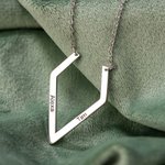 Collier Gravé Personnalisé avec Texte Optionnel Porte-Bague pour Médecin Chirurgien