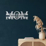 Personalized Mom Metal Sign with Name for Home Decoration