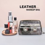 Trousse de Maquillage en PVC Personnalisée avec Texte Style Rétro de Cassette Cadeau Anniversaire Voyage pour Amoureux de Musique